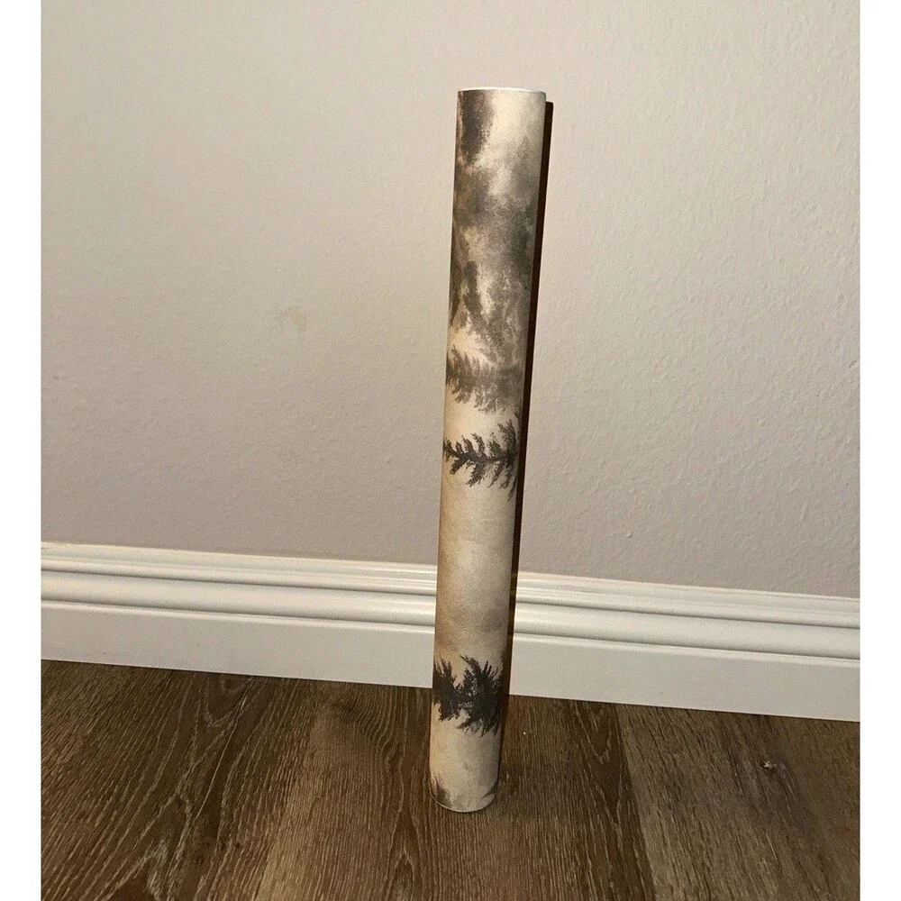 Peel & Stick Abstract Vinyl Wallpaper Roll Beige Gray Green 20.5in x 16.5ft